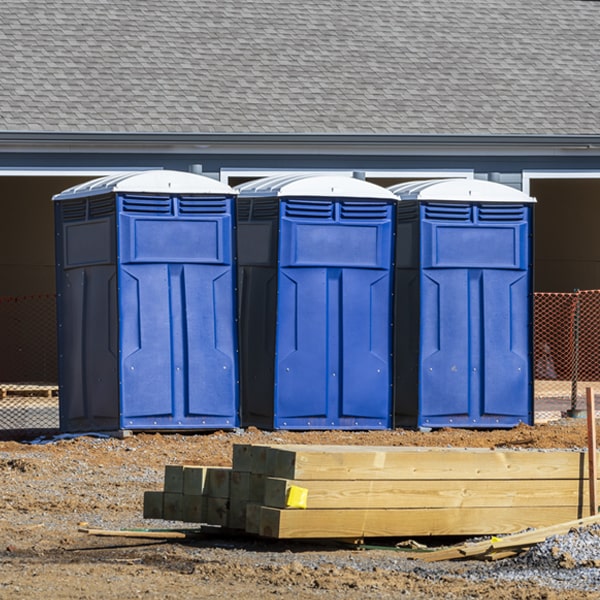 are there any restrictions on what items can be disposed of in the portable toilets in Englewood PA